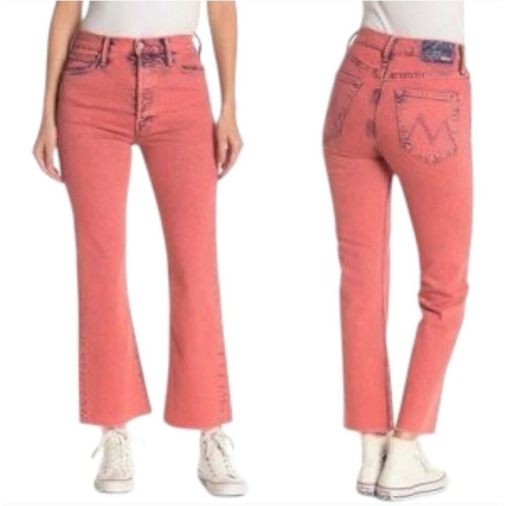 Mother Superior The Tripper Crop Fray Juicy Fruit HighRise ButtonFly Jeans | 27
